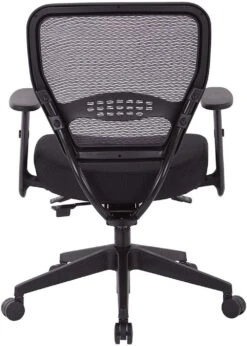 Air Grid® Back Chair, Black Mesh Seat, Adjustable Arms, Seat Slider [5500SL] -Office Chairs Unlimited Sales air grid back chair black mesh seat adjustable arms seat slider 5500sl 29350997819543
