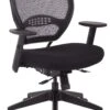 Air Grid® Back Chair, Black Mesh Seat, Adjustable Arms, Seat Slider [5500SL]