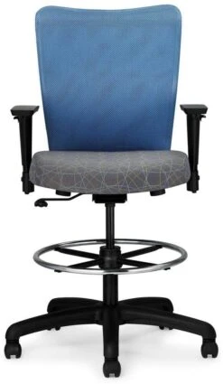 Allseating Inertia Mesh Drafting Chair [77019]