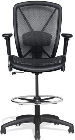 Allseating Premium Fluid Mesh Drafting Chair [81019] -Office Chairs Unlimited Sales allseating premium fluid mesh drafting chair 81019 13690930790540