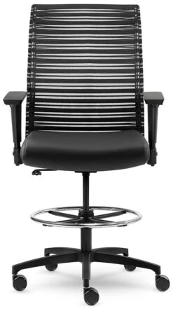 Allseating ZIP Mesh Back Drafting Chair [95019]