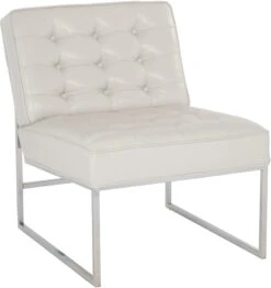 Ave Six Anthony 26” Wide Chair Chrome Base Faux Leather [ATH51] -Office Chairs Unlimited Sales ave six anthony 26 wide chair chrome base faux leather ath51 cream 29335884267671