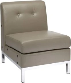 Ave Six Wall Street Armless Modular Sofa Section [WST51N] -Office Chairs Unlimited Sales ave six wall street armless modular sofa section wst51n smoke u22 29364658045079