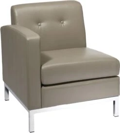 Ave Six Wall Street Left Arm Facing Modular Sofa [WST51LF] -Office Chairs Unlimited Sales ave six wall street left arm facing modular sofa wst51lf smoke u22 29346217394327
