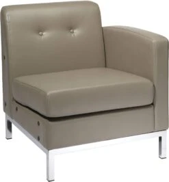 Ave Six Wall Street Right Arm Facing Modular Sofa [WST51RF] -Office Chairs Unlimited Sales ave six wall street right arm facing modular sofa wst51rf smoke u22 31687961936023