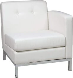Ave Six Wall Street Right Arm Facing Modular Sofa [WST51RF] -Office Chairs Unlimited Sales ave six wall street right arm facing modular sofa wst51rf white w32 31687961411735
