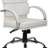 Boss Aaria Mid Back CaressoftPlus™ White Office Chair [B9406]