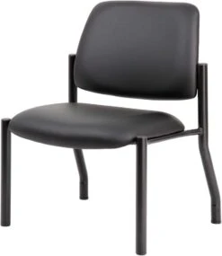Boss Antimicrobial Armless Guest Chair [B9595AM-BK] -Office Chairs Unlimited Sales boss antimicrobial armless guest chair b9595am bk 31676406694039