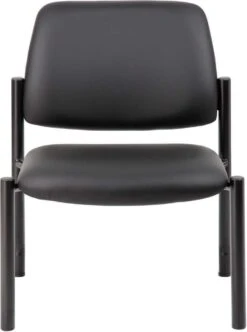 Boss Antimicrobial Armless Guest Chair [B9595AM-BK] -Office Chairs Unlimited Sales boss antimicrobial armless guest chair b9595am bk 31676517482647