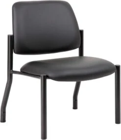 Boss Antimicrobial Armless Guest Chair [B9595AM-BK] -Office Chairs Unlimited Sales boss antimicrobial armless guest chair b9595am bk 400 lbs 31676408594583