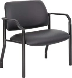 Boss Antimicrobial Bariatric Guest Chair [B9591AM-BK] -Office Chairs Unlimited Sales boss antimicrobial guest chair b9591am bk 500 lbs 31677986766999