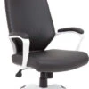 Boss Black And White Gaming Chair [B7883W-BK]
