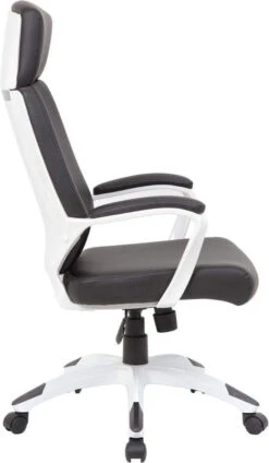 Boss Black And White Gaming Chair [B7883W-BK] -Office Chairs Unlimited Sales boss black and white gaming chair b7883w bk 15706410778764