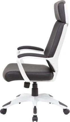 Boss Black And White Gaming Chair [B7883W-BK] -Office Chairs Unlimited Sales boss black and white gaming chair b7883w bk 15706410877068