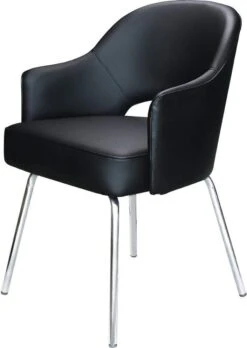 Boss Black CaressoftPlus Guest Chair [B489C-BK] -Office Chairs Unlimited Sales boss black caressoftplus guest chair b489c bk 29368205934743