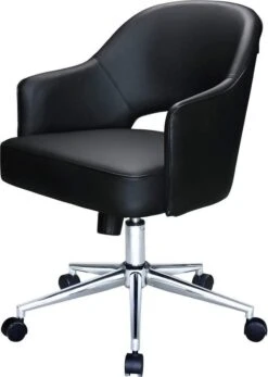 Boss Black CaressoftPlus Hospitality Chair [B486C-BK] -Office Chairs Unlimited Sales boss black caressoftplus hospitality chair b486c bk 31687522615447