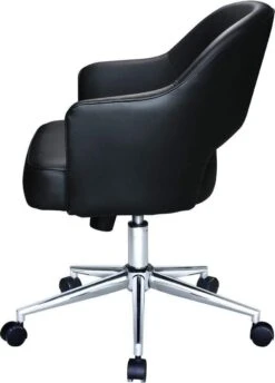 Boss Black CaressoftPlus Hospitality Chair [B486C-BK] -Office Chairs Unlimited Sales boss black caressoftplus hospitality chair b486c bk 31687560298647