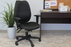 Boss Black High Back Task Chair [B1002-BK] -Office Chairs Unlimited Sales boss black high back task chair b1002 bk 15706421395596
