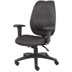 Boss Black High Back Task Chair [B1002-BK] -Office Chairs Unlimited Sales boss black high back task chair b1002 bk 29325091537047