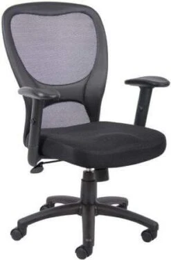 Boss Black Mesh Office Chair [B6508]