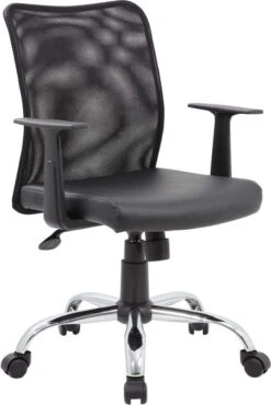 Boss Budget Mesh Task Chair [B6115C-CS] -Office Chairs Unlimited Sales boss budget mesh task chair b6115c cs t arms 29375586795671