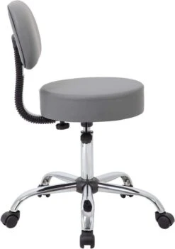 Boss Caressoft Medical Stool With Back Cushion [B245-BG] -Office Chairs Unlimited Sales boss caressoft medical stool with back cushion b245 bg 29333936341143