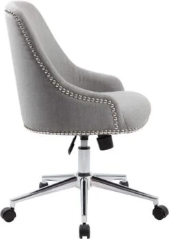 Boss Carnegie Desk Chair - Grey [B516C-GY] -Office Chairs Unlimited Sales boss carnegie desk chair grey b516c gy 29335331897495