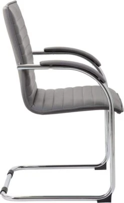 Boss Chrome Frame Vinyl Side Chair 2 Pack [B9536-BK-2] -Office Chairs Unlimited Sales boss chrome frame vinyl side chair 2 pack b9536 bk 2 15706466746508