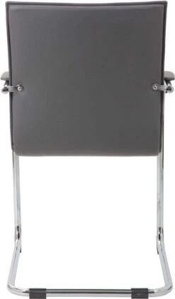 Boss Chrome Frame Vinyl Side Chair 2 Pack [B9536-BK-2] -Office Chairs Unlimited Sales boss chrome frame vinyl side chair 2 pack b9536 bk 2 29332518994071