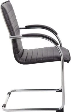 Boss Chrome Frame Vinyl Side Chair 2 Pack [B9536-BK-2] -Office Chairs Unlimited Sales boss chrome frame vinyl side chair 2 pack b9536 bk 2 29332733821079