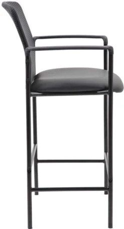 Boss Contemporary Mesh Counter Stool, Black [B16909-CS] -Office Chairs Unlimited Sales boss contemporary mesh counter stool black b16909 cs 31685480513687