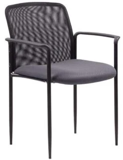 Boss Contemporary Mesh Stacking Chair [B6909] -Office Chairs Unlimited Sales boss contemporary mesh stacking chair b6909 gray gy 36308114473208