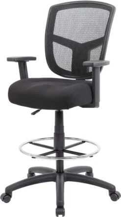 Boss Contract Mesh Drafting Stool [B16021] -Office Chairs Unlimited Sales boss contract mesh drafting stool b16021 31691986600087