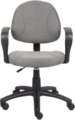 Boss Deluxe Posture Chair With Loop Arms [B317-BE] -Office Chairs Unlimited Sales boss deluxe posture chair with loop arms b317 be 29322837524631