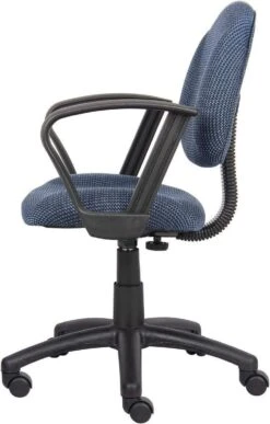 Boss Deluxe Posture Chair With Loop Arms [B317-BE] -Office Chairs Unlimited Sales boss deluxe posture chair with loop arms b317 be 29360939663511