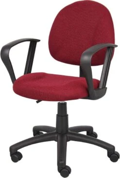 Boss Deluxe Posture Chair With Loop Arms [B317-BE] -Office Chairs Unlimited Sales boss deluxe posture chair with loop arms b317 be 31672288968855