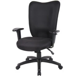 Boss Ergonomic Adjustable Office Chair [B2007-BK] -Office Chairs Unlimited Sales boss ergonomic adjustable office chair b2007 bk 15159078420620