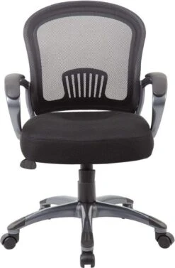 Boss Ergonomic Mesh Task Chair - Mid Back [B6256-BK] -Office Chairs Unlimited Sales boss ergonomic mesh task chair mid back b6256 bk 29322373955735