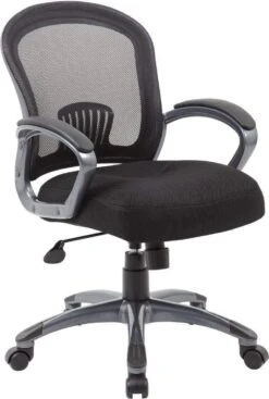 Boss Ergonomic Mesh Task Chair - Mid Back [B6256-BK]