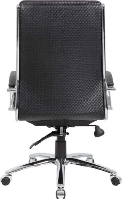 Boss Executive CaressoftPlus Chair With Metal Chrome Finish [B9471] -Office Chairs Unlimited Sales boss executive caressoftplus chair with metal chrome finish b9471 bk 31679763284119