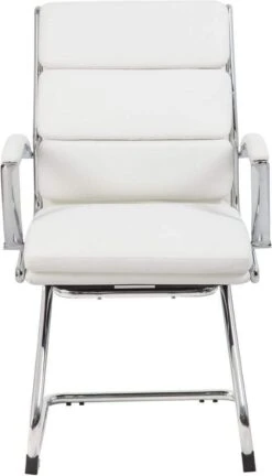 Boss Executive CaressoftPlus Guest Chair With Metal Chrome Finish [B9479-BK] -Office Chairs Unlimited Sales boss executive caressoftplus guest chair with metal chrome finish b9479 bk 29321943384215