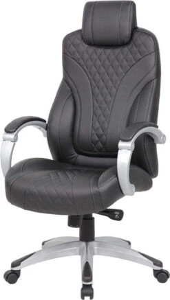 Boss Executive Hinged Arm Chair Black [B8871-BK] -Office Chairs Unlimited Sales boss executive hinged arm chair black b8871 bk 31679274549399