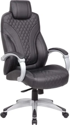 Boss Executive Hinged Arm Chair Black [B8871-BK]