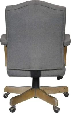 Boss Executive Mid Back Medium Grey Linen Chair [B906DW-MG] -Office Chairs Unlimited Sales boss executive mid back medium grey linen chair b906dw mg 15706522747020