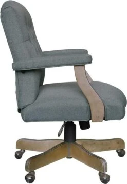 Boss Executive Mid Back Medium Grey Linen Chair [B906DW-MG] -Office Chairs Unlimited Sales boss executive mid back medium grey linen chair b906dw mg 29321479979159