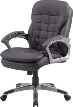 Boss Executive Mid Back Pillow Top Chair [B9336] -Office Chairs Unlimited Sales boss executive mid back pillow top chair b9336 31677365420183