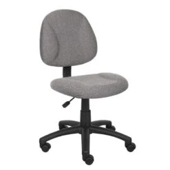 Boss Fabric Computer Chair [B315] -Office Chairs Unlimited Sales boss fabric computer chair b315 gray twill gy no arms standard rolling included 31525228544151