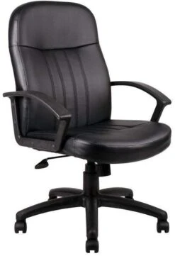 Boss Full Back LeatherPlus Desk Chair [B8106]