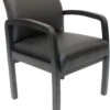 Boss Quick Assembly Wood Guest Chair [B9580BK-BK]