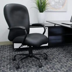 Boss Heavy Duty Big And Tall Chair In CaressoftPlus [B990-CP] -Office Chairs Unlimited Sales boss heavy duty big and tall chair in caressoftplus b990 cp 31691936628887